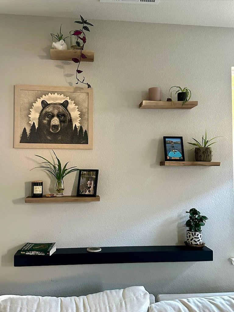 CUSTOM SHELVES, MADE FOR YOUR SPACE