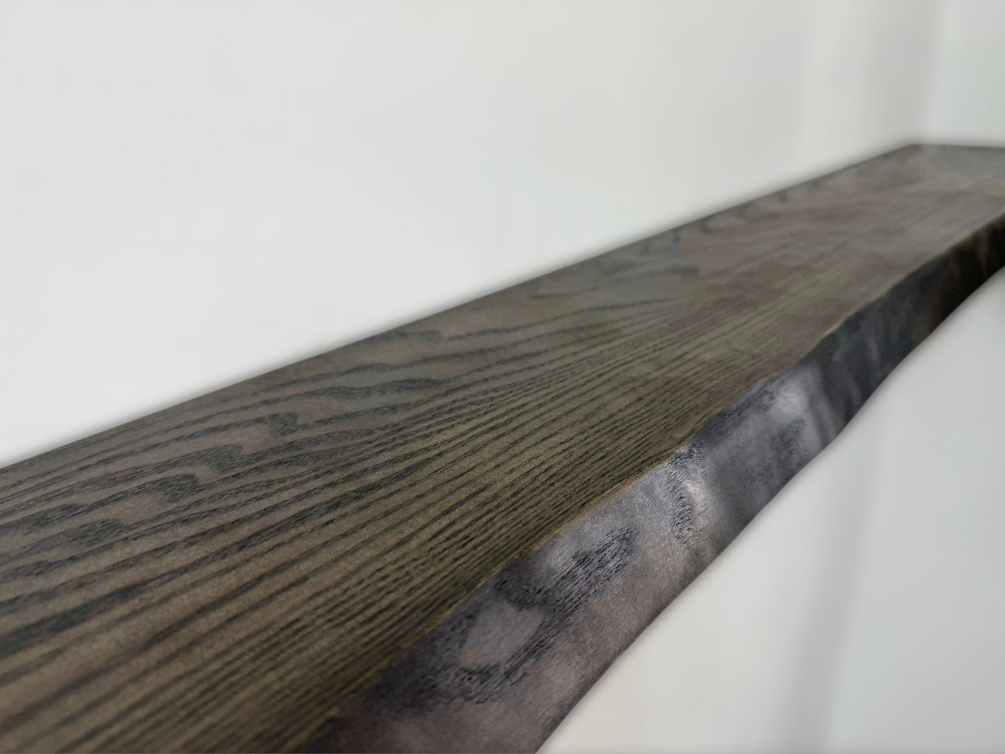 Ash Floating Shelves, Custom Wood Shelves, Rustic Shelves, Bathroom Shelves with Bracket, Long Book Shelves,Kitchen Shelves