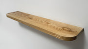 Oak Floating Shelf with Rounded Corners