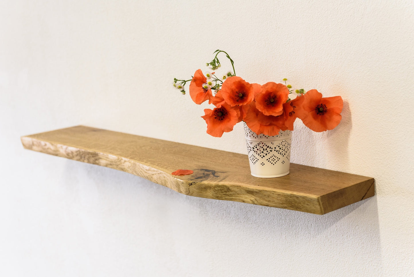 Oak Floating Shelves, Custom Wood Shelves, Rustic Shelves, Bathroom Shelves with Bracket, Long Book Shelves, Oak Kitchen Shelves